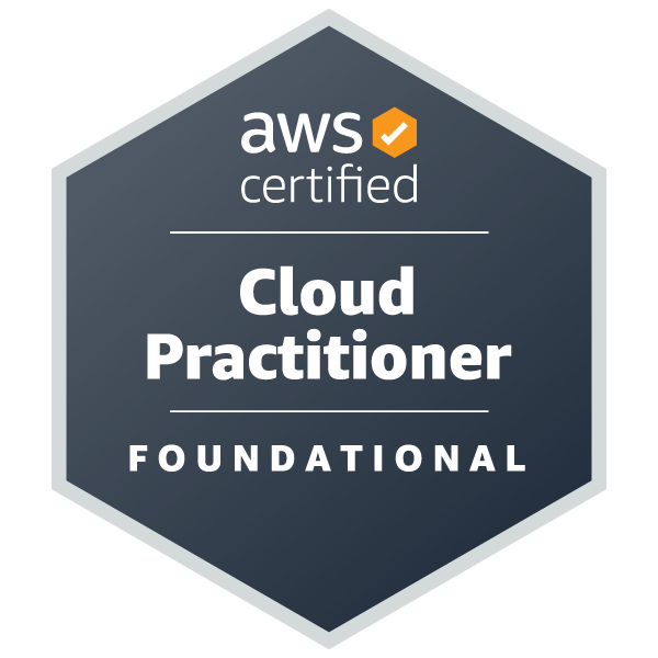 AWS Certified Cloud Practitioner Logo